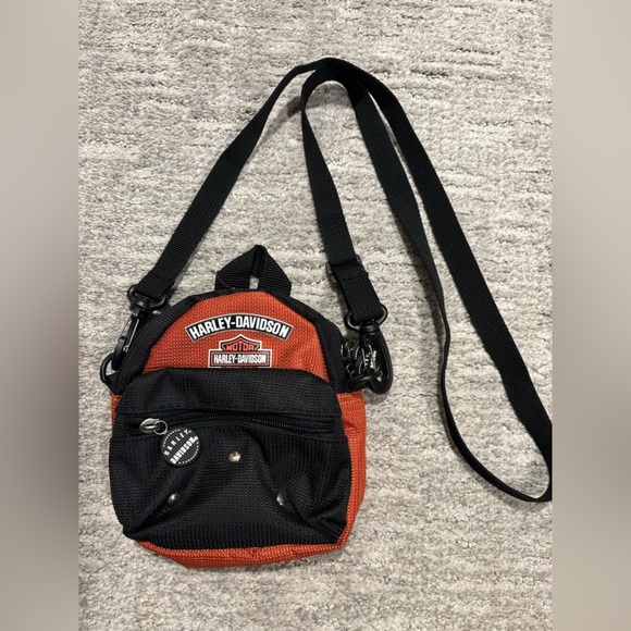 Harley-Davidson Other - Harley-Davidson Black and Orange Belt Bag NEW